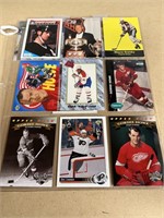 HOCKEY PLAYERS TRADING CARDS- SOME SIGNED