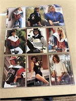 CARDS OF FOOTBALL PLAYER WIFE'S