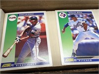 '92 SCORE BASEBALL CARDS ABOUT 850 CARDS
