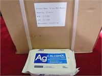 Case of Alcohol Wipes-42 Packs of 50