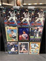 5 CARDS ROGER CLEMENS/ 4 CARDS FRANK THOMAS
