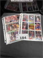 FLEER BASKETBALL CARDS- UNCUT '92-'93 & '93-'94