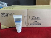 Dove Face Wash Case of 200 Tubes