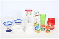 Hand Painted Glasses, Vases, Ceramics