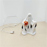 Ceramic Light-Up Halloween Ghost Figure