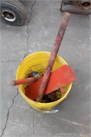 BUCKET OF GRAVELY PARTS