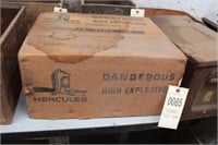 HERCULES CORRUGATED HIGH EXPLOSIVES BOX