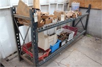 (1) SECTION PALLET RACKING, 24"x8"x4'