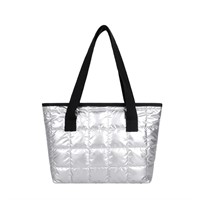 Women Quilted Nylon Shoulder Bags