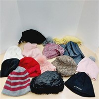 Large Lot of Hats & Beanies