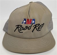 Vintage AMA Road Rep SnapBack Trucker Hat