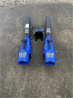 2 KOBALT Blowers and Charger