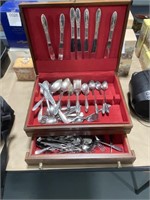 Boxed Set of Oneida Silverware (and 2nd set)