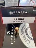 45 Auto - Federal 230gr FMJ RN