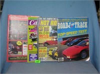 Group of automotive magazines