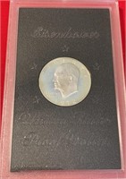 1972 Eisenhower Proof Dollar 40% Silver Gov Issue