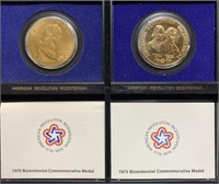 1772 1773 Bicentennial Medals American Revolution