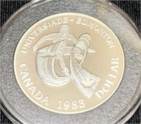 1983 Proof Canadian Silver Dollar, Canadian Mint !