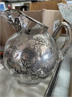 Sterling Overlay Pitcher