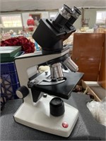 Lietz microscope with case