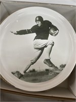 Pottery Barn Football plates