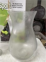Glass candleholder