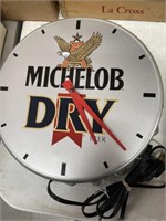 Michelob beer clock