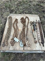 Pallet of Chains and Bars