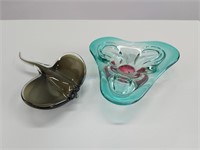 Art Glass Manta Ray + Bicolour Bowl