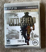 PS3 battlefield bad company 2 w/ book & case