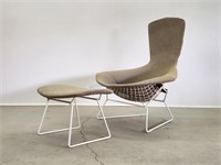 Harry Bertoia Knoll Bird Chair & Ottoman Footstool