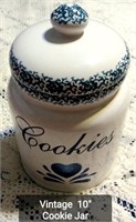 Vintage 10" Cookie Jar