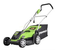Greenworks $134 Retail 14" Corded Lawn Mower 9