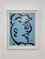 Peter Keil Original Abstract Face Painting