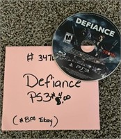PS3 Defiance Game-in envelope no case