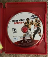 PS3 fight night round 4 w/case no book