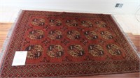 Rare Turkoman Yamout Carpet 110x80 w/COA-Lambs's