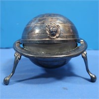 Antique Silverplate Butter Dish
