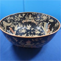 Antique Chinese Bowl, Handpainted Fine Porcelain