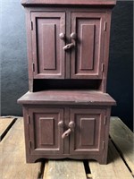 Dolls House Handcrafted Wooden Hutch