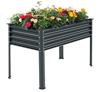 Land Guard Galvanized Raised Garden Bed