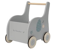 Jolie Vallee Gray Elephant Toy Box Cart