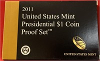 2011 4-coins Presidential Proof Set Us Treasury!!
