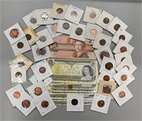 Bank of Canada Notes and Penny Collection