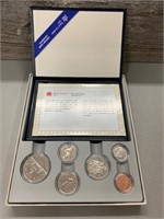 1987 RCM Specimen Coin Set With Certificate