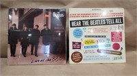 Pair of beatles records.