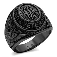 Black-ion Plated Ring