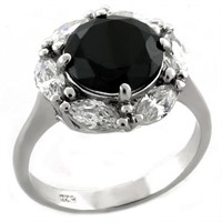 Gorgeous Sterling Onyx Ring