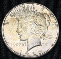 1923-s  Silver Peace Dollar San Francisco Mint!