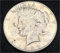 1927-s Silver Peace Dollar San Francisco Mint!!